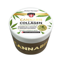 Konopný masážní gel Collagen 200 ml